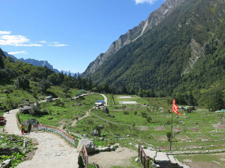 Heliport pod Gangharií.