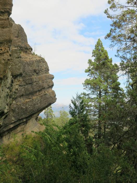 Hlava indiánského náčelníka, dohlíží na El Chaltén