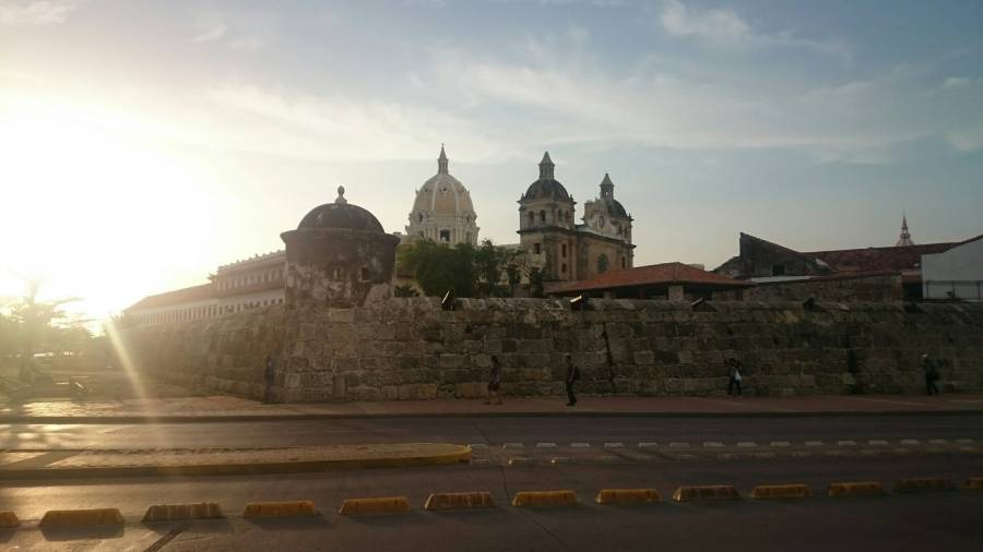 Večerní Cartagena.